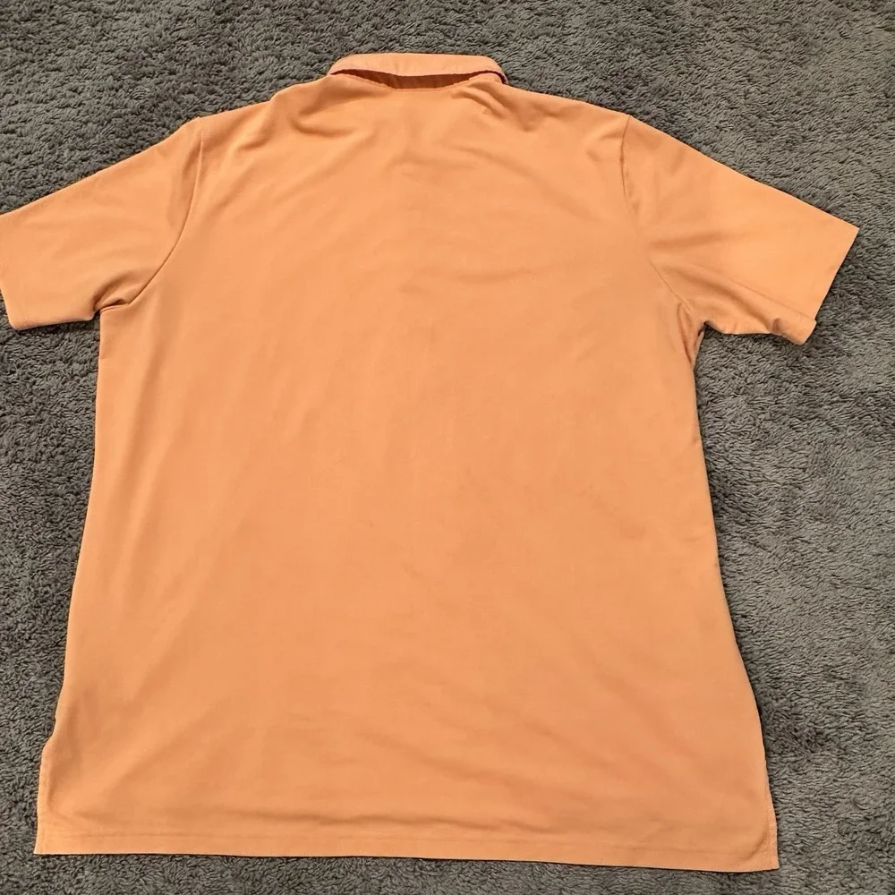 Ralph Lauren RLX Wicking Polo Men's XXL Orange Performance Golf Shirt Stretch